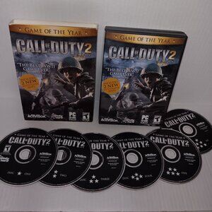 CALL OF DUTY 2 GAME OF THE YEAR 6 DICS